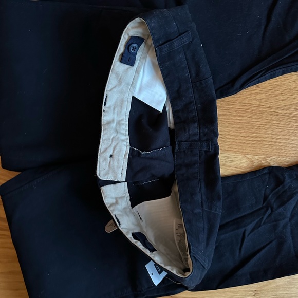 Gap kids black khaki pants size 14 Husky NEW - Picture 2 of 3